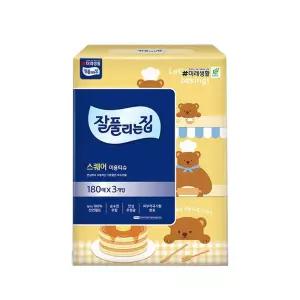 미래생활 잘풀리는집 미용티슈 180매 3입/화장지/미용/티슈/각티슈/곽//미니/선물/크리넥스/휴지/사각/팝업