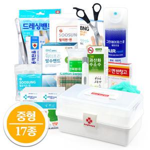 국내산 튼튼산 구급함 구급상자세트 17종세트
