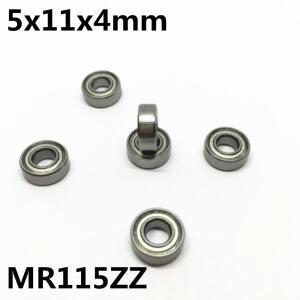 10Pcs MR115ZZ 5x11x4mm 깊은 홈 볼 베어링 소형 고급 고품질