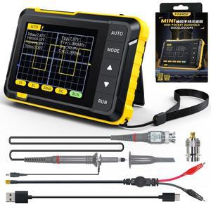 FNIRSI DSO152 2.8 TFT 디지털 오실로스코프, 2.5MS/s 높은 샘플링 속도, 200KHz 대역폭, 트리거 기능 자동
