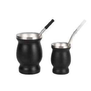 마테컵 다이어트차 마테차 예르바 허브 빨대 솔 270ML 텀블러