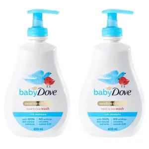 베이비도브 유아용 바디워시 리치모이스처 400ml x 2개