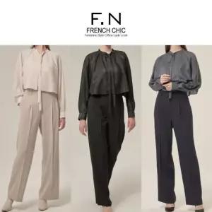 [에프엔] F.N 케이프 블라우스 팬츠 셋업 S243