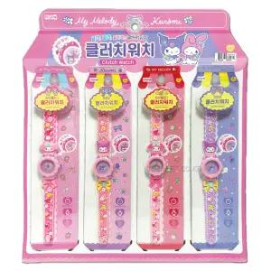 산리오 클러치 워치 4종 세트 아동 유아 어린이 손목시계
