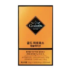그레인온 골드 파로 파르 효소 캡슐레이션 캡슐네이션 켑슐레이션 30포 MJ