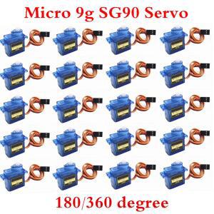 10 20PCS SG90 메탈 UNO 자동차 마운트 비행기 RC 모터 DIY 9G 키트 ARDUINO 360 서보 180 학위 기어 프로