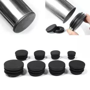 고무마개 고무캡 2-20pcs 두꺼운 둥근 플라스틱 블랭킹 엔드 캡 16 19 22 25mm 의자 테이블 피트 튜브 파이