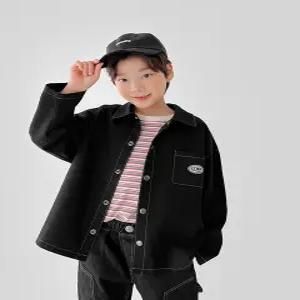 (리틀브로) (아동)B.엘비스티치자켓_블랙[자켓BFHF93C]