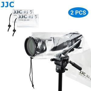 JJC-투명 카메라 레인 커버 보호용 코트 케이스 캐논  후지 DSLR 방수 액세서리 2 개/세트