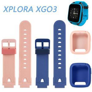 Xplora Xgo3 어린이 스마트워치 교체 스트랩, 실리콘 소프트 케이스, XGO3 시계
