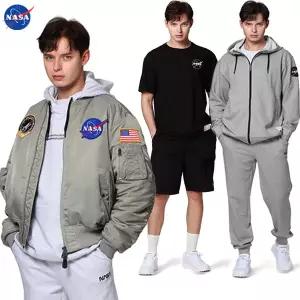 [NASA 나사] 조거팬츠/긴바지/반바지/반팔티/맨투맨/후드집업/양면항공점퍼/티셔츠/카라티/면바지/상하세트/남자/여자