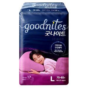 굿나이트 여아 대형 17Px1팩