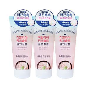 엘지 온더바디 벨먼 내추럴 스파 히말라야 핑크솔트 클렌징폼 200ml 3개