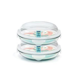 [글라스락] 온더테이블 원형 800ml 2조 세트