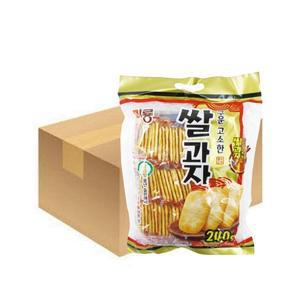 미룡 구운 고소한 쌀과자 240g 10개입 1박스 옛날 무