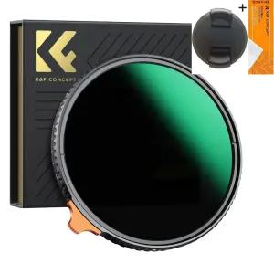 KnF Concept 67mm NANO-X 가변 ND2-400 필터 렌즈크리너융/캡포함 _ 8K AGC Japan Glass