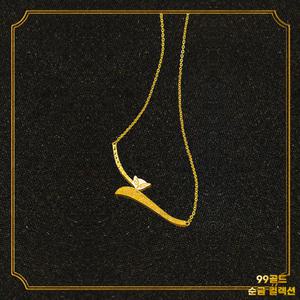 153골드 [최신]24K 순금목걸이 KSS101 여우목걸이 5돈, 18.75g -타중량 판매자검색