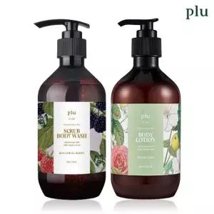 플루 퍼퓸드스파스크럽바디워시(베리)+바디로션(솝)