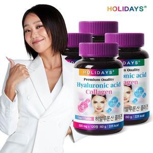 홀리데이즈 시너지UP 300달톤 초저분자 히알루론산 콜라겐 x4병