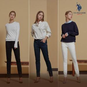 [유에스폴로][U.S. POLO ASSN.] 화이트라벨 코튼 팬츠 여성