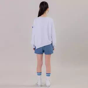 [디디오] G.썸띵베럴 언발 맨투맨 티 GWFTO09
