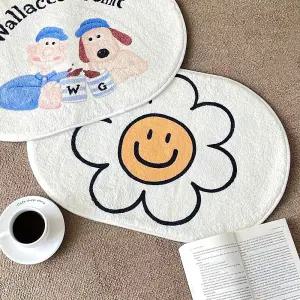 데이지 발매트 주방 욕실 러그/거실/발/매트/소형/두꺼운/카페트/의자/카펫/목욕탕/고급/귀여운/문/앞/발판