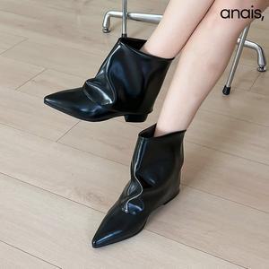 [아나이스] 레이어드 슬림핏 앵클부츠 3cm_24FW215 [무료배송]