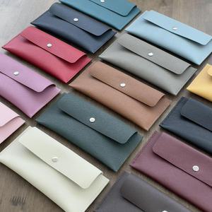 보엔시아 엡송 가죽 용돈봉투 여행 내기 골프 라운딩 상품권 수제 만능 지폐지갑