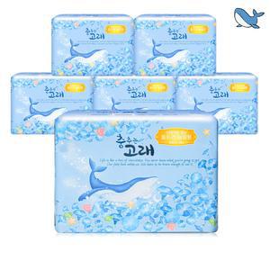 [후추통][춤추는 고래]춤추는고래 대용량 생리대 대형6팩 /120매