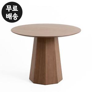 [벤티스가구]로안 원형 다이닝 식탁 테이블 원탁 탁자 주방 북유럽 인테리어(1000/월넛)