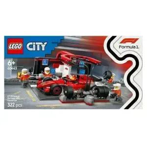 60443 - F1 Ferrari 피트 스탑과 크루 / 레고 정품 시티
