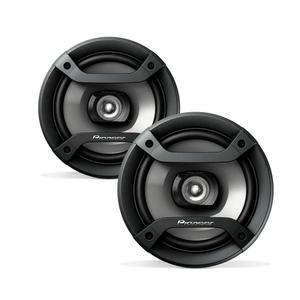파이오니어 TS-F1634R 양방향 동축 자동차 오디오 스피커 풀레인지 6.5인치 원형 200W 최대 향상된 저음 응답 간편한 설치 블랙