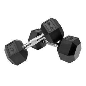 고무 냄새없는 PEV 육각 아령 헬스장 덤벨 홈짐 홈틀 12.5kg 1개, 2개