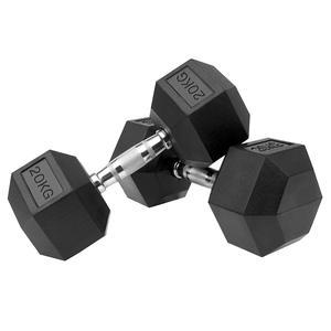고무 냄새없는 PEV 육각 아령 헬스장 덤벨 홈짐 홈틀 20kg 1개, 2개