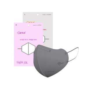 메디치 꿈에그린 KF94 마스크 대형 그레이 컬러 200매 BNS