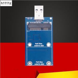 [보호보관용]미니 SSD 케이스 mSATA-USB 3.0 하드 드라이브 USB 어댑터 외부 솔리드 스테이트 디스크는 30X