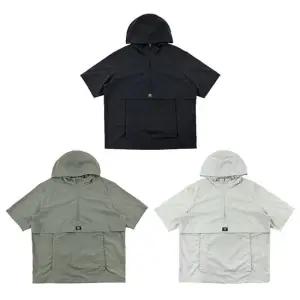 엄브로 클라우드 후드형 반팔 아노락 UP221CWT55