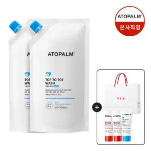 [아토팜] 탑투토워시 400ml(리필)X2