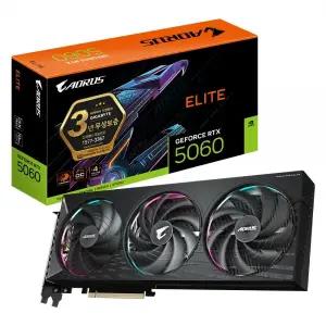 GIGABYTE AORUS 지포스 RTX 5060 ELITE D7 8GB 제이씨현ㅇMMㅇ