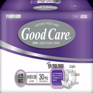 굿케어 속기저귀 라운드형 30매 x 1팩 성인용 기저귀