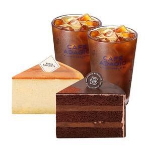 [파리바게뜨] 촉촉한 클래식 치즈케이크(조각) 세트