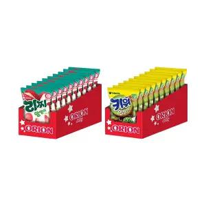 오리온 리찌알맹이 67g, 10개 + 키위알맹이 67g, 10개