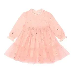 골지배색 블링 샤 원피스 (G32DAO060-T)
