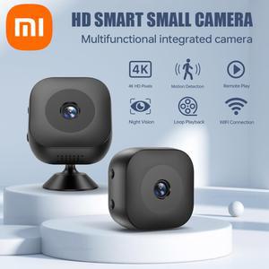 미니 HD 4K 모니터링 무선 감시 카메라 스마트 보호 원격 비디오 캠코더 WIFI 모니터