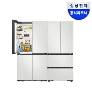 삼성 비스포크 키친핏 냉장고&4도어 김치냉장고 세트 RM70F63R2A+RK70F42M2A 코타화이트 2025신제품
