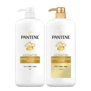 팬틴 극손상케어 샴푸 대용량 1200ml + 린스 컨디셔너 1200ml
