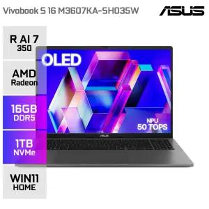 ASUS 비보북 S 16 M3607KA-SH035W 라이젠AI 7 350 업무용 슬림노트북 (32GB/1TB/WIN11)YO