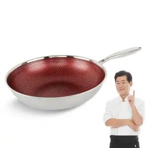 이연복 클래딘 베네치아 통3중 인덕션 IH 궁중팬 28cm 복음 삼겹살 그릴 후라이 팬 나물복음