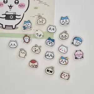 뚱치네 먼작귀 치이카와 히치와레 우사기 아크릴 2cm 지비츠 파츠 세트 (15pcs)