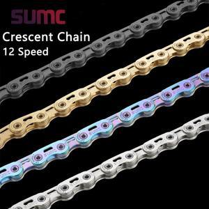 SUMC 12단 자전거 체인 크레센트 로드 바이크 산악용 126링크 초경량 (시마노 호환)